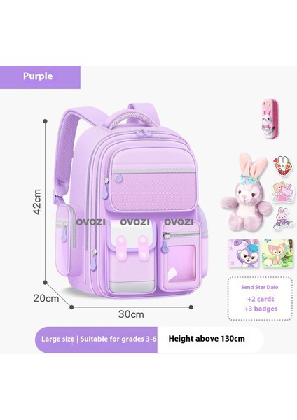 Ovozı Büyük Kapasiteli Yük Azaltma Omurga Koruma Öğrenci Okul Çantası Eğlence Omuz Çantası (Yurt Dışından)