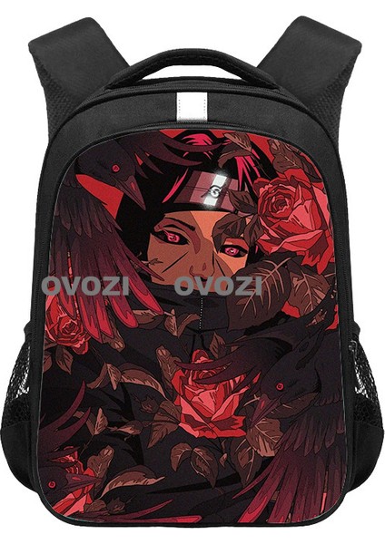 Ovozı Naruto Su Geçirmez Yük Azaltma Büyük Kapasiteli Öğrenci Okul Çantası Eğlence Omuz Çantası (Yurt Dışından)