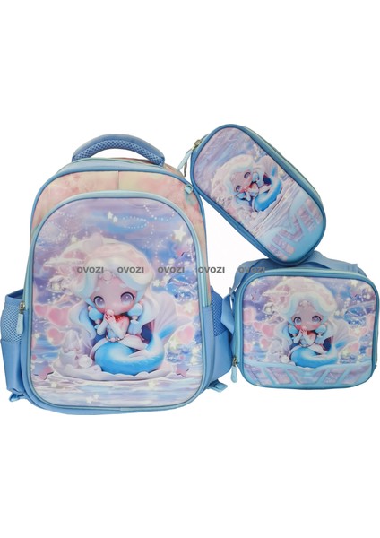 Ovozı Öğrenci Okul Çantası Seti (Yurt Dışından)