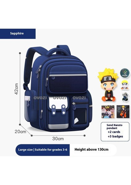 Ovozı Büyük Kapasiteli Yük Azaltma Omurga Koruma Öğrenci Okul Çantası Eğlence Omuz Çantası (Yurt Dışından)