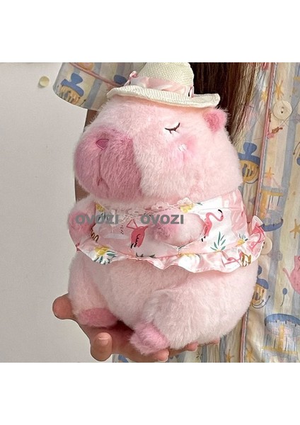 Ovozı 35CM Sevimli Kapia Su Yunusu Peluş Oyuncak Bebek Bebek Yastık Hediye (Yurt Dışından)