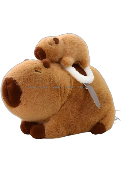 Ovozı 35CM Sevimli Kapia Su Yunusu Peluş Oyuncak Bebek Bebek Yastık Hediye (Yurt Dışından)