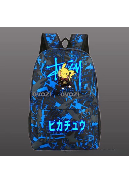 Ovozı Karanlıkta Parlayan Okul Çantası Moda Trend Omuz Çantası (Yurt Dışından)