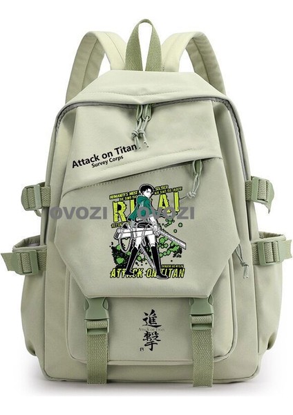 Ovozı Attack Of The Giants Özgürlük Kanatları Moda Trend Omuz Çantası Öğrenci Okul Çantası (Yurt Dışından)