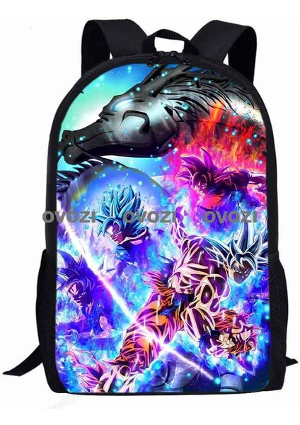 Ovozı Karikatür Öğrenci Okul Çantası Büyük Kapasiteli Günlük Omuz Çantası (Yurt Dışından)