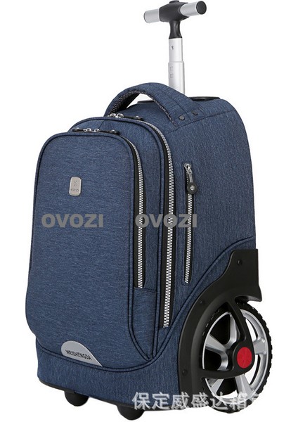Ovozı Ortaokul Öğrencileri Üniversite Öğrencileri Yetişkin Arabası Çantaları Büyük Tekerlekler Büyük Kapasiteli Su Geçirmez (Yurt Dışından)