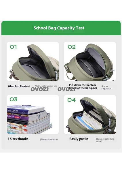 Ovozı Öğrenci Okul Çantası 3'lü Set (Yurt Dışından) modelleri