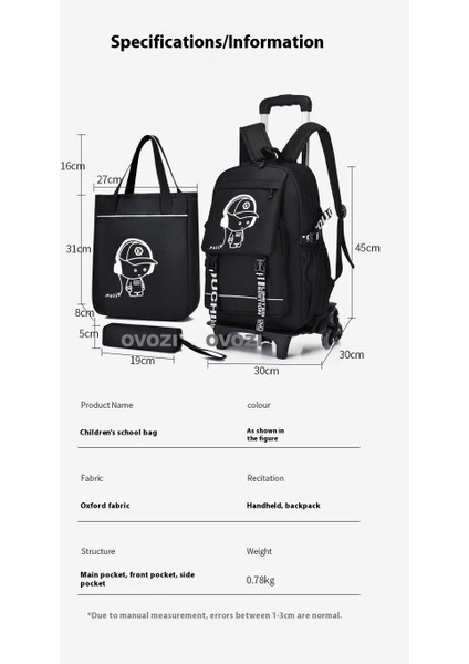 Ovozı El Arabası Çanta Seti Montajlı ve Ayrılabilir (Yurt Dışından) fiyatları