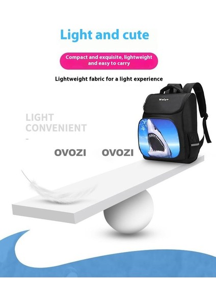 Ovozı 37CM One Piece Büyük Kapasiteli Öğrenci Okul Çantası Günlük Omuz Çantası (Yurt Dışından) fırsatları