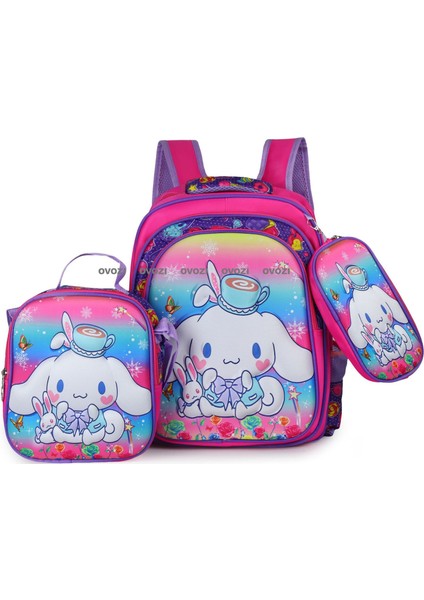 Ovozı Öğrenci Okul Çantası Seti (Yurt Dışından)