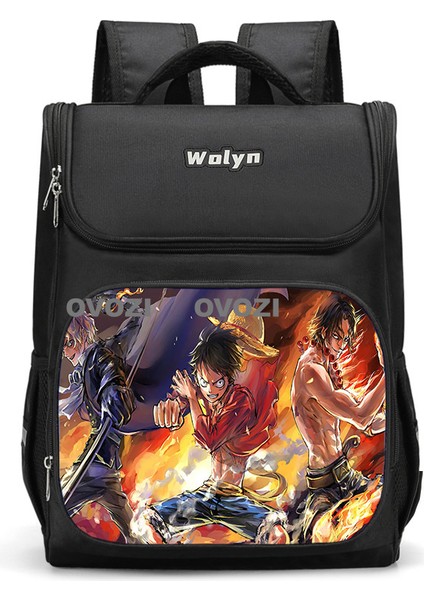 Ovozı 37CM One Piece Büyük Kapasiteli Öğrenci Okul Çantası Günlük Omuz Çantası (Yurt Dışından)