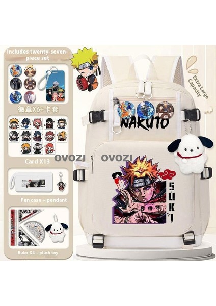 Ovozı Öğrenci Okul Çantası Seti Günlük Omuz Çantası (Yurt Dışından)