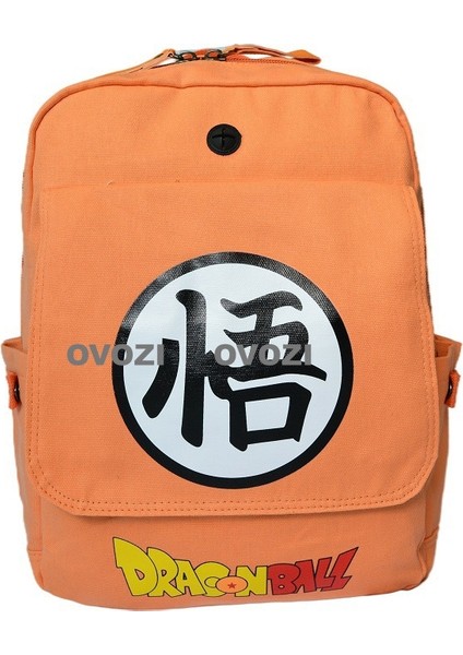 Ovozı 45CM Dragon Ball Öğrenci Okul Çantası Günlük Omuz Çantası (Yurt Dışından)