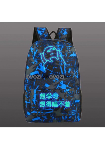 Ovozı Karanlıkta Parlayan Okul Çantası Moda Trend Omuz Çantası (Yurt Dışından)