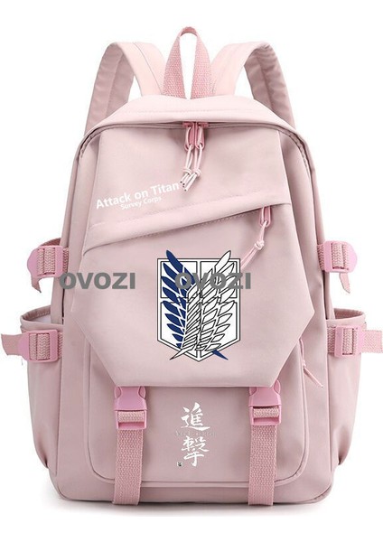 Ovozı Attack Of The Giants Özgürlük Kanatları Moda Trend Omuz Çantası Öğrenci Okul Çantası (Yurt Dışından)