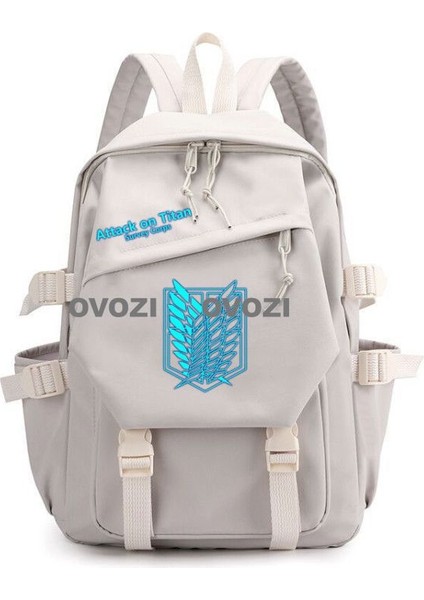 Ovozı Attack Of The Giants Özgürlük Kanatları Moda Trend Omuz Çantası Öğrenci Okul Çantası (Yurt Dışından)