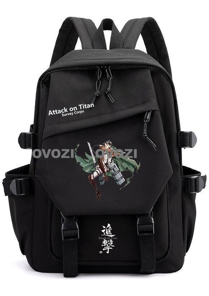 Ovozı Attack Of The Giants Özgürlük Kanatları Moda Trend Omuz Çantası Öğrenci Okul Çantası (Yurt Dışından)