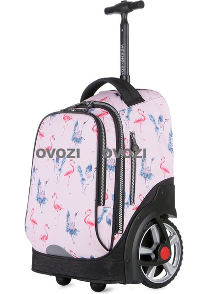 Ovozı Ortaokul Öğrencileri Üniversite Öğrencileri Yetişkin Arabası Çantaları Büyük Tekerlekler Büyük Kapasiteli Su Geçirmez (Yurt Dışından)