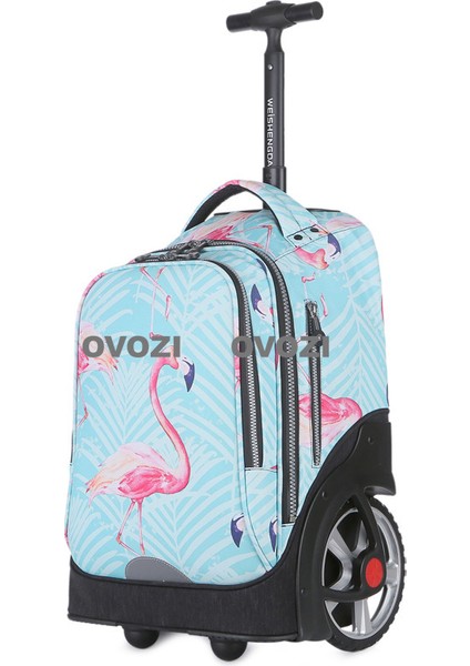 Ovozı Ortaokul Öğrencileri Üniversite Öğrencileri Yetişkin Arabası Çantaları Büyük Tekerlekler Büyük Kapasiteli Su Geçirmez (Yurt Dışından)