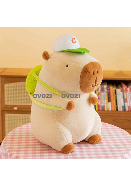 Ovozı 25CM Sevimli Capya Su Yunusu Peluş Oyuncak Bebek Bebek Yastık Hediye (Yurt Dışından)