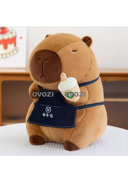 Ovozı 50CM Sevimli Kapia Su Yunusu Peluş Oyuncak Bebek Bebek Yastık Hediye (Yurt Dışından)