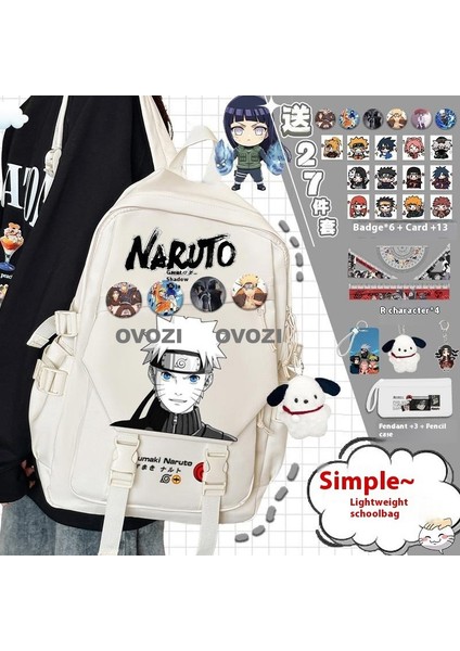 Ovozı Öğrenci Okul Çantası Seti Günlük Omuz Çantası (Yurt Dışından)