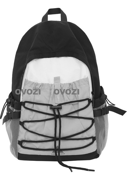 Ovozı 38CM Lise Üniversite Okul Çantası Günlük Omuz Çantası (Yurt Dışından)