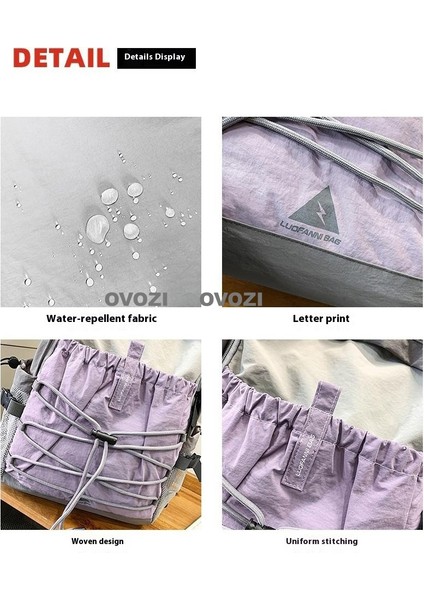 Ovozı 38CM Lise Üniversite Okul Çantası Günlük Omuz Çantası (Yurt Dışından) modelleri