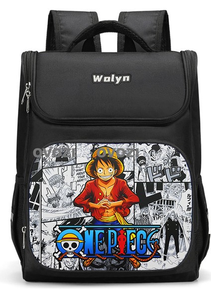 Ovozı 41CM One Piece Büyük Kapasiteli Öğrenci Okul Çantası Günlük Omuz Çantası (Yurt Dışından)