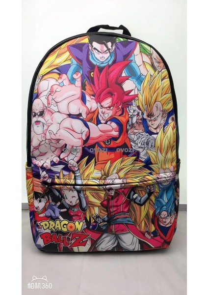 Ovozı 43CM Dragon Ball Öğrenci Okul Çantası Günlük Omuz Çantası (Yurt Dışından)