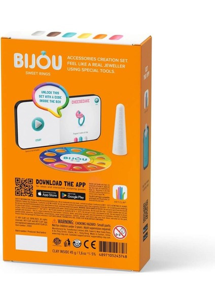 Hava ile Kuruyan Kil (3'lü Kutu) - Takılar (Tatlı Yüzükler) modelleri