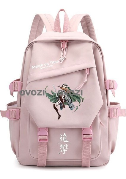 Ovozı Attack Of The Giants Özgürlük Kanatları Moda Trend Omuz Çantası Öğrenci Okul Çantası (Yurt Dışından)