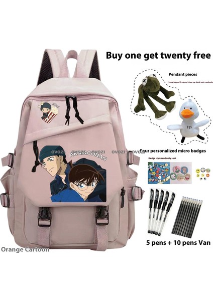 Ovozı Öğrenci Büyük Kapasiteli Okul Çantası Günlük Omuz Çantası (Yurt Dışından)