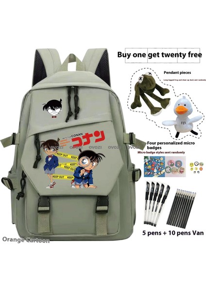 Ovozı Öğrenci Büyük Kapasiteli Okul Çantası Günlük Omuz Çantası (Yurt Dışından)