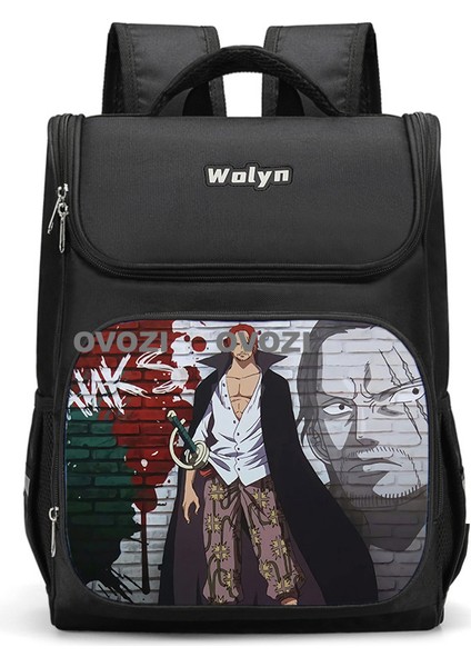 Ovozı 37CM One Piece Büyük Kapasiteli Öğrenci Okul Çantası Günlük Omuz Çantası (Yurt Dışından)