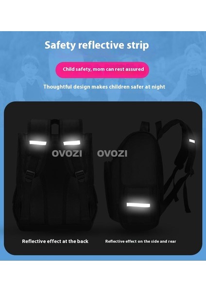 Ovozı 37CM One Piece Büyük Kapasiteli Öğrenci Okul Çantası Günlük Omuz Çantası (Yurt Dışından) fiyatları