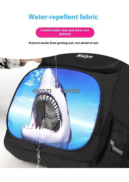 Ovozı 37CM One Piece Büyük Kapasiteli Öğrenci Okul Çantası Günlük Omuz Çantası (Yurt Dışından) modelleri