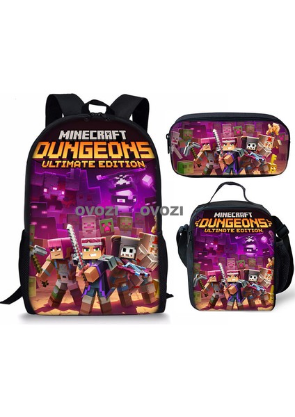 Ovozı Öğrenci Okul Çantası Seti (Yurt Dışından)