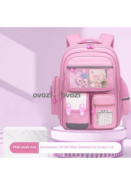 Ovozı Su Geçirmez Yük Azaltma Büyük Kapasiteli Öğrenci Okul Çantası Eğlence Omuz Çantası (Yurt Dışından)