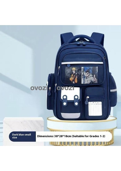 Ovozı Su Geçirmez Yük Azaltma Büyük Kapasiteli Öğrenci Okul Çantası Eğlence Omuz Çantası (Yurt Dışından)