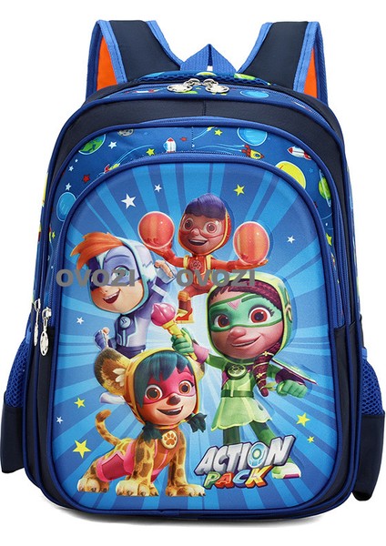 Ovozı Karikatür Eğlence Omuz Çantası Öğrenci Okul Çantası (Yurt Dışından)