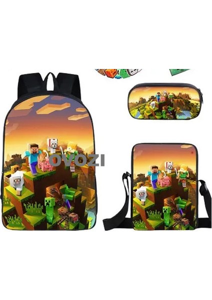 Ovozı Öğrenci Okul Çantası Seti (Yurt Dışından)