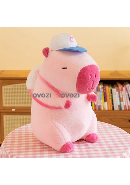 Ovozı 25CM Sevimli Capya Su Yunusu Peluş Oyuncak Bebek Bebek Yastık Hediye (Yurt Dışından)