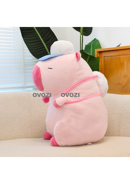 Ovozı 45CM Sevimli Capya Su Yunusu Peluş Oyuncak Bebek Bebek Yastık Hediye (Yurt Dışından)