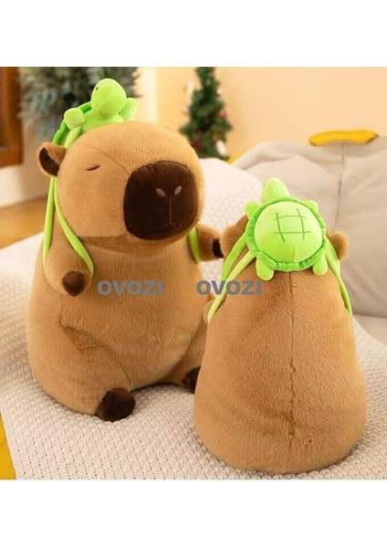 Ovozı 35CM Sevimli Kapia Su Yunusu Peluş Oyuncak Bebek Bebek Yastık Hediye (Yurt Dışından)