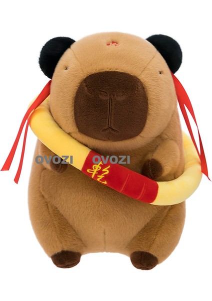 Ovozı 30CM Sevimli Capya Su Yunusu Peluş Oyuncak Bebek Bebek Yastık Hediye (Yurt Dışından)