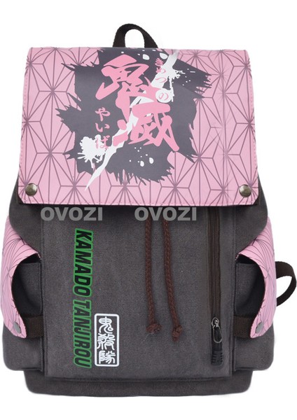 Ovozı Karikatür Öğrenci Okul Çantası Büyük Kapasiteli Günlük Omuz Çantası (Yurt Dışından)