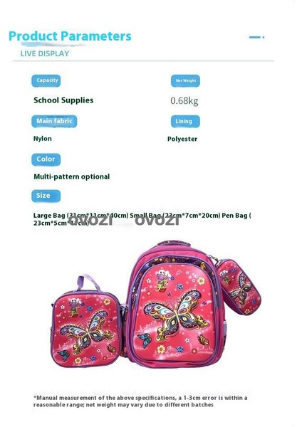Ovozı Öğrenci Okul Çantası Seti (Yurt Dışından) modelleri