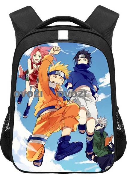 Ovozı Naruto Su Geçirmez Yük Azaltma Büyük Kapasiteli Öğrenci Okul Çantası Eğlence Omuz Çantası (Yurt Dışından)