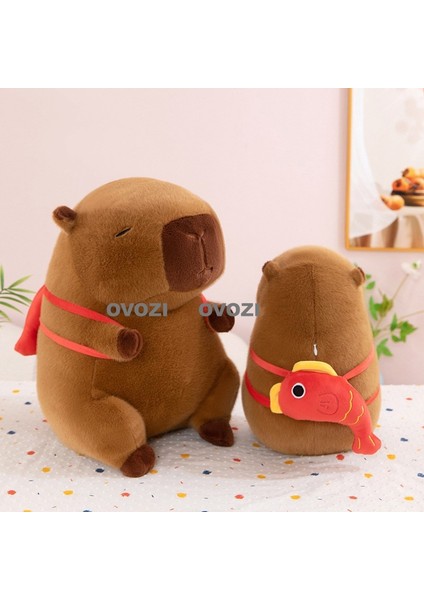 Ovozı 50CM Sevimli Kapia Su Yunusu Peluş Oyuncak Bebek Bebek Yastık Hediye (Yurt Dışından)